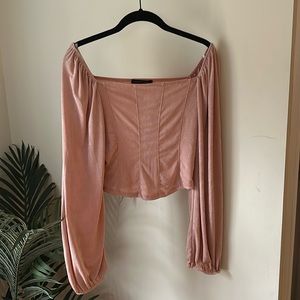 Pink blouse